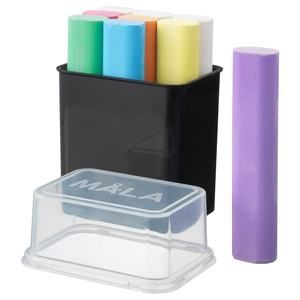 IKEA MALA Chalk Mixed Colors 9 Pack 402.377.55